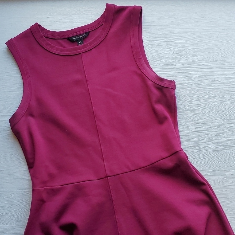 Banana Republic Fuchsia Ponte Dress XS NWOT